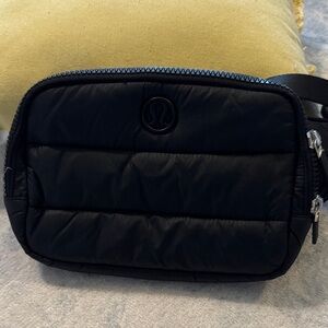 lululemon athletica Quilted Black Belt Bag